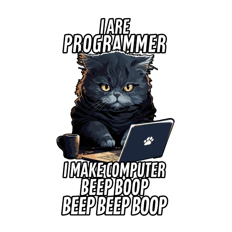 Ich bin Programmierer Beep Boop