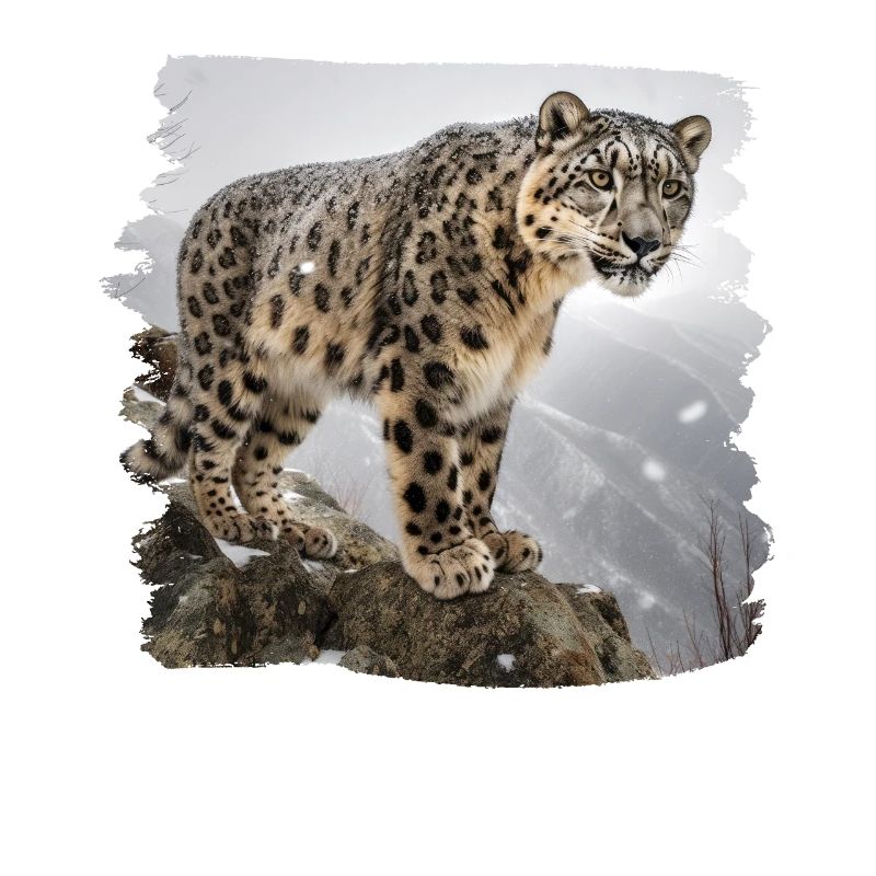 Léopard des neiges Léopard des neiges