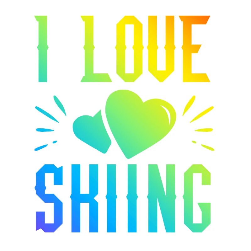 I love skiing