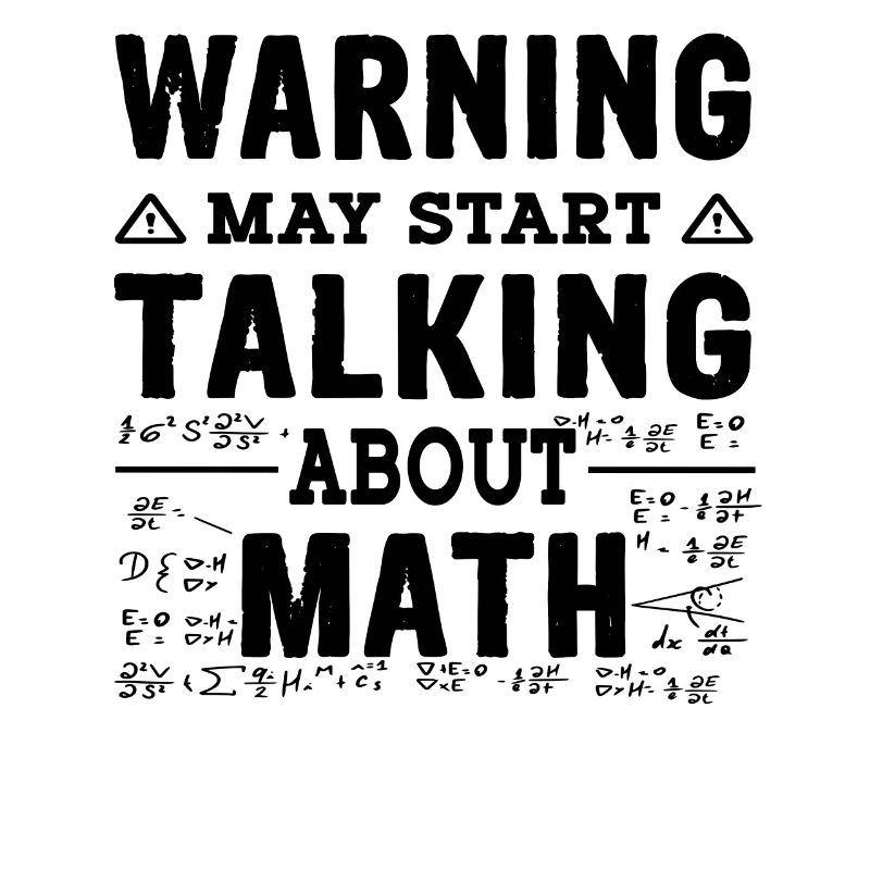 Warning may start talking about math - Math Genius