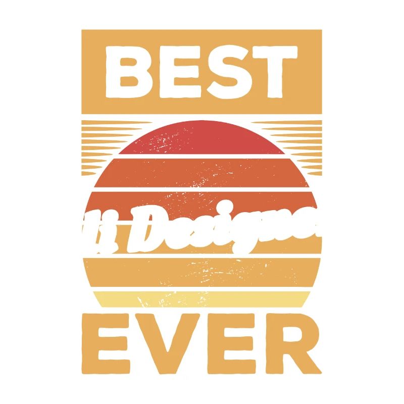 Vintage Best UI Designer Ever User Interface