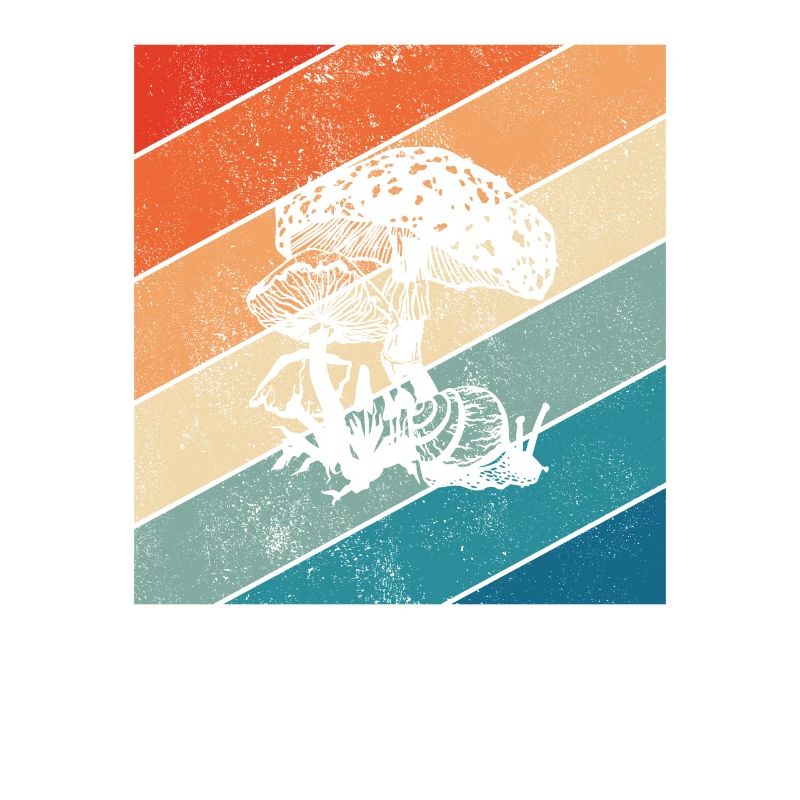 Mushroom Mushrooms Boletus Toadstool Retro Gift