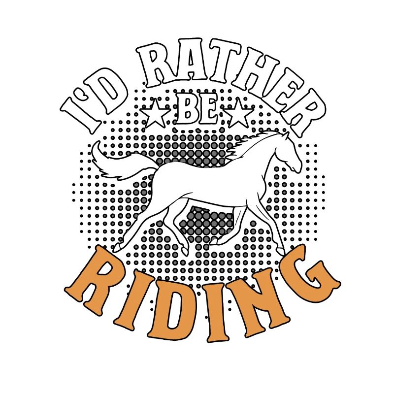Je préfère monter à cheval Équitation