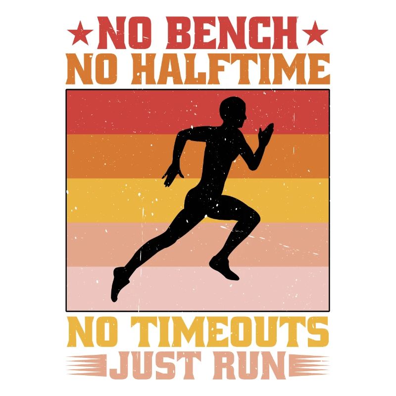 Pas de banc Pas de mi-temps Pas de temps mort juste courir