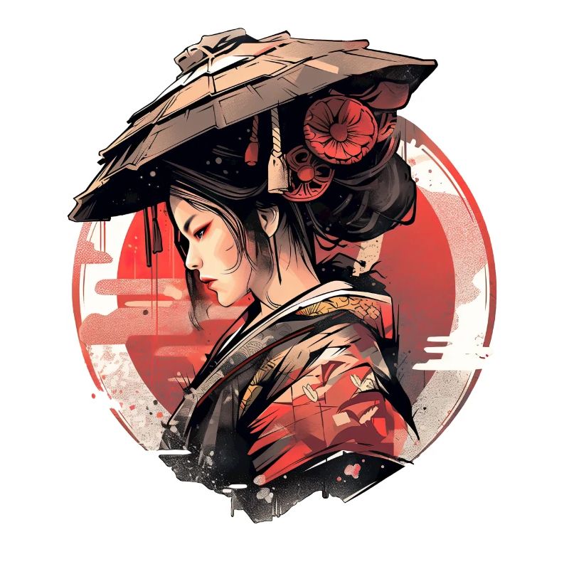Asia 80s Japanese Retro Samurai Samurai