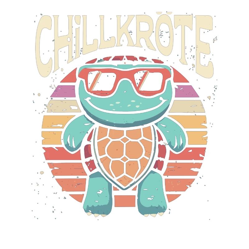 Relaxte Schildkröten Chillkröte