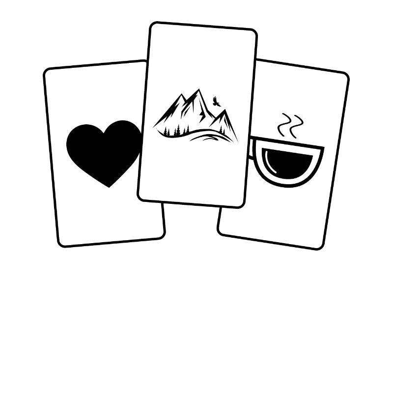 Herz - Kaffee - Berg -