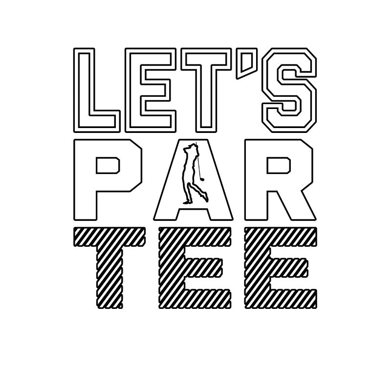 Let's Par Tee Par Tee Golf for Golfers Men
