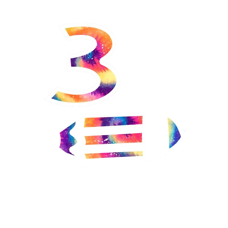 Hello 3rd Grade Third Teacher Student Tie Dye