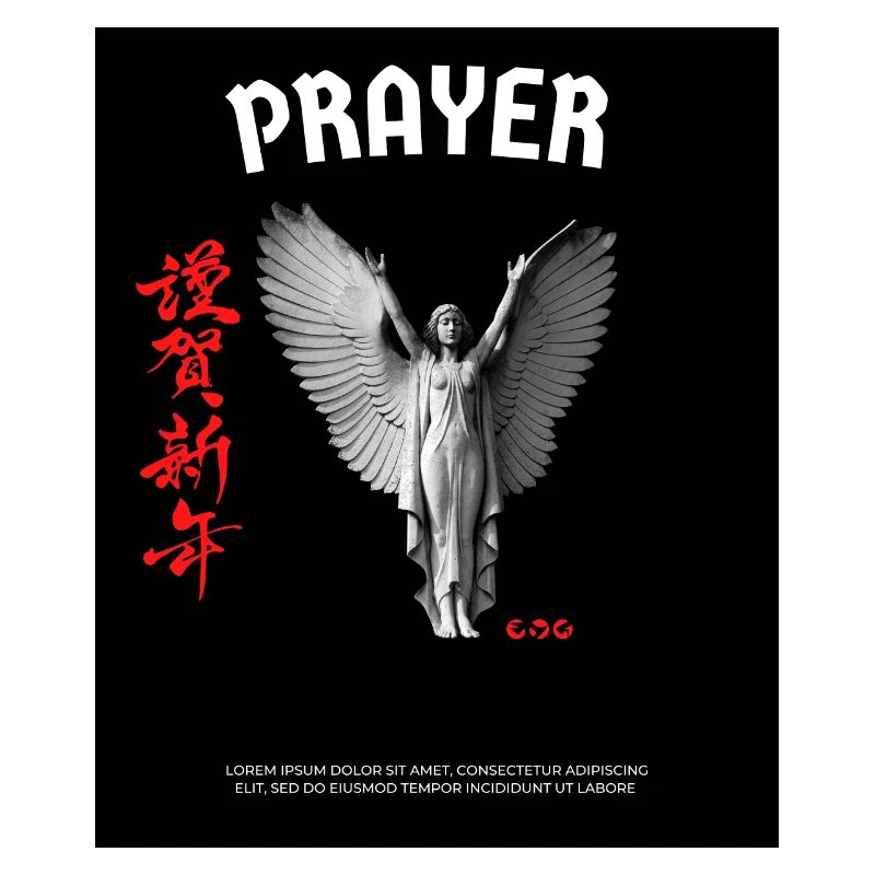 PRAYER Designer T-shirt
