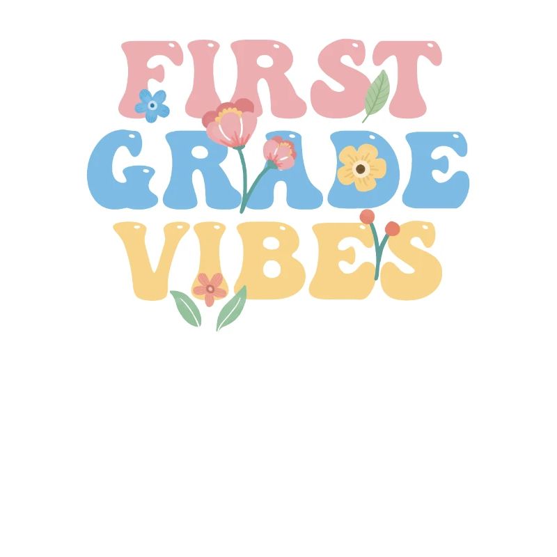 First Grade Vibes 1ère classe Équipe Rétro 100e Jour