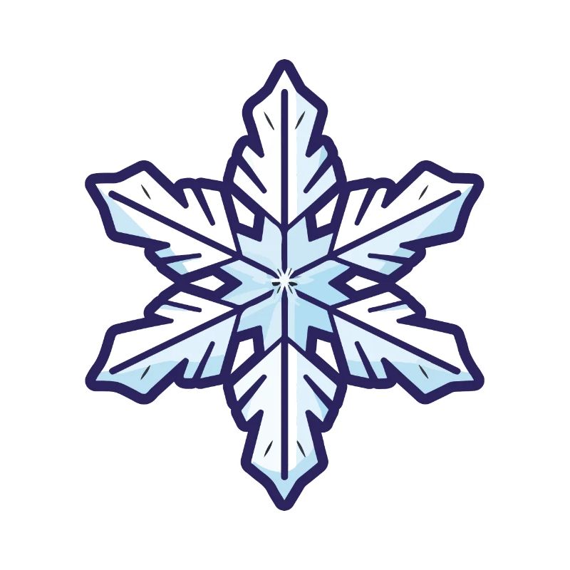 Icône de flocon de neige d’hiver