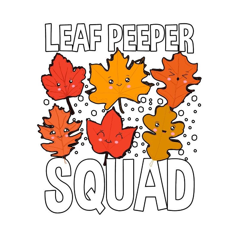 Leaf Peeper Squad Feuilles d’automne Feuillage d’automne