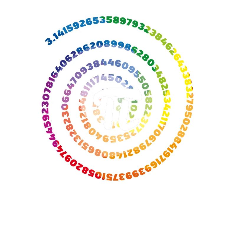 3.14 Pop Art Spiral Math Science Geek