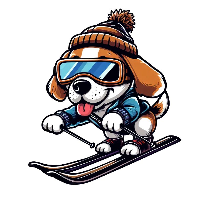 Winter holidays with chicken while skiing
