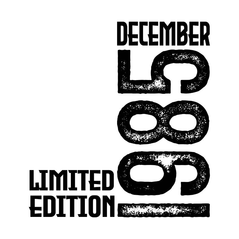 Cadeau Anniversaire Décembre 1985. Decembre 1985.