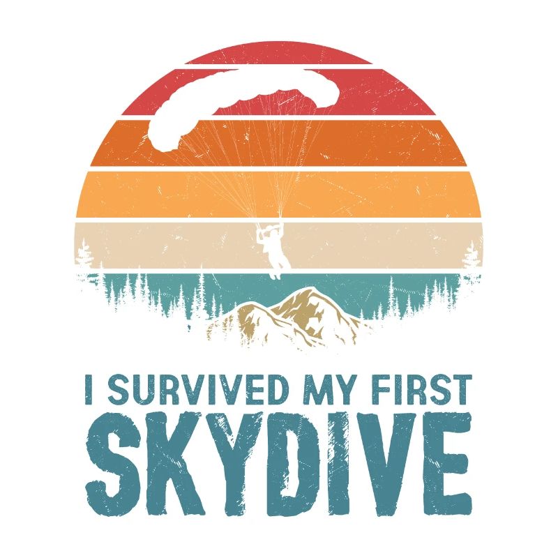 I Survived My First Skydive Skydiver Parachute