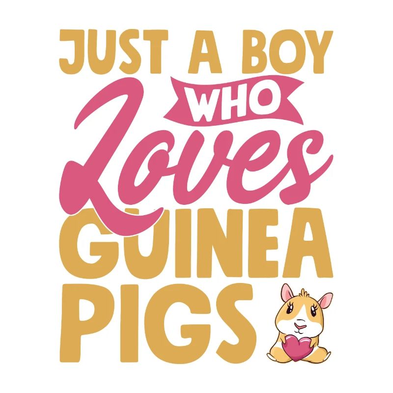 Juste un garçon qui aime les cochons d’Inde Cavy Lover Rongeur