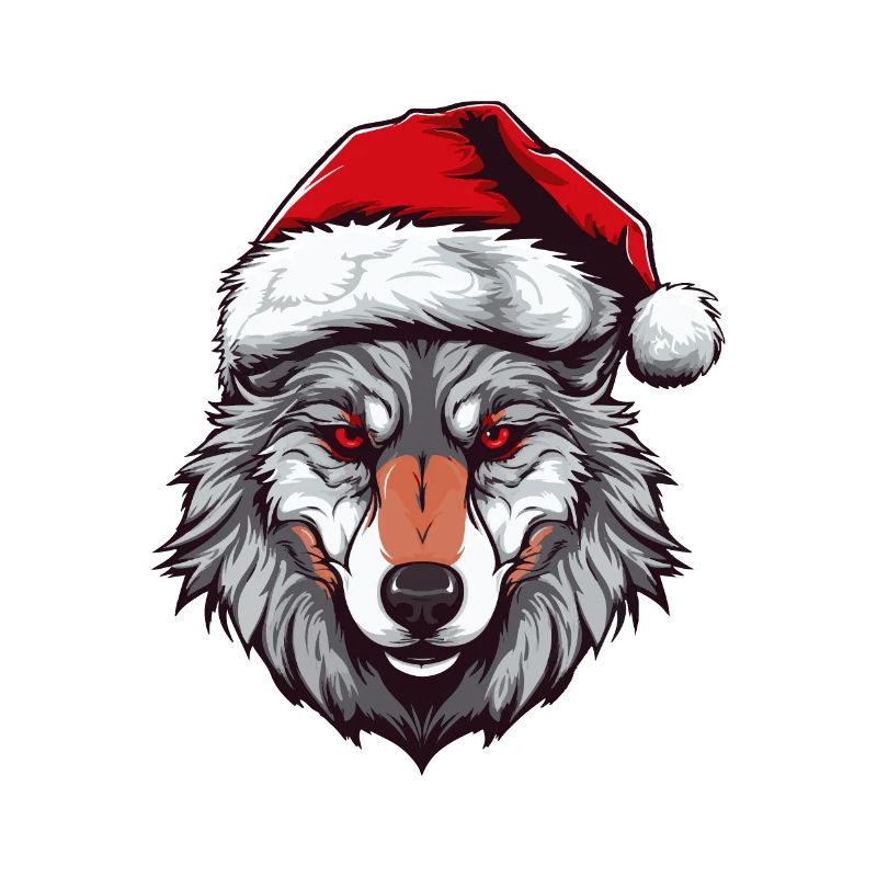 Wolf Head Christmas Christmas