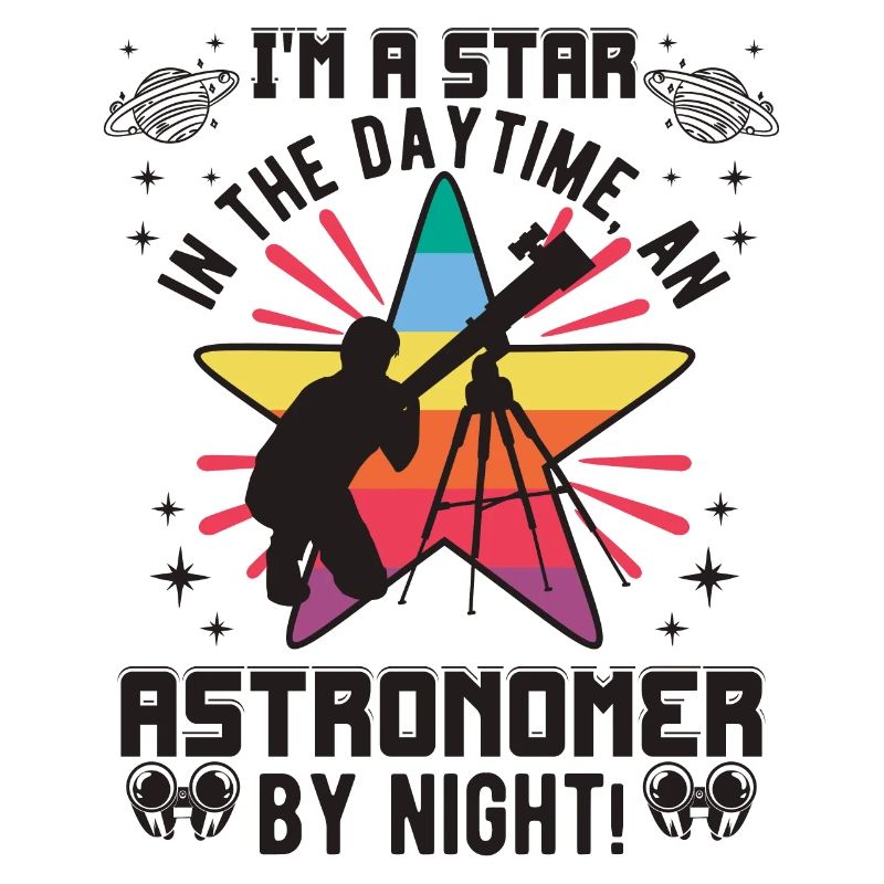 Tagsüber bin ich ein Star, nachts ein Astronom!