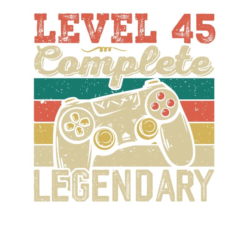 Level 45 Complete, 45th Birthday Gift