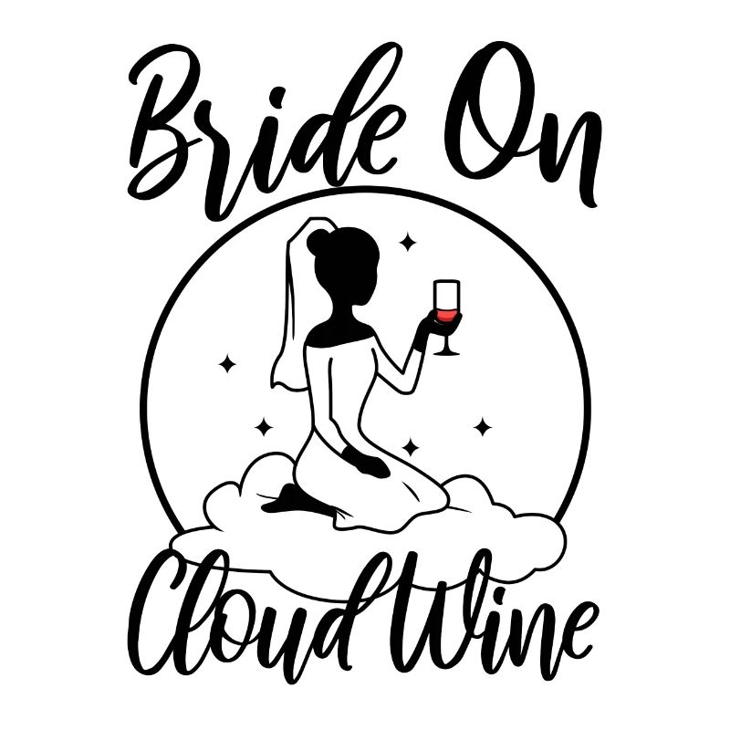 Bride on cloud wine