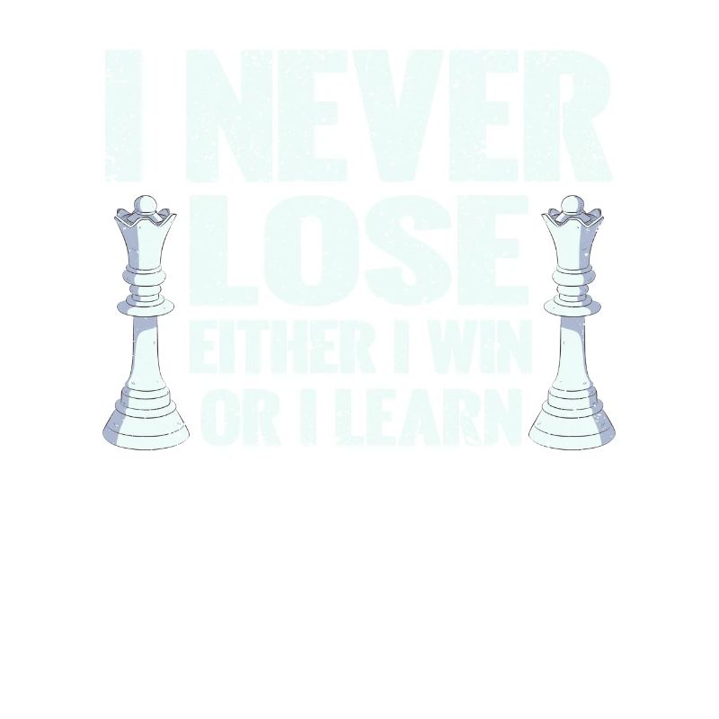 Ich verliere nie, entweder ich gewinne oder ich