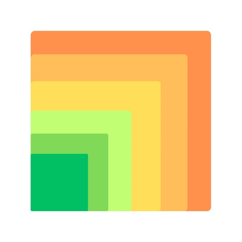 squares within a square.