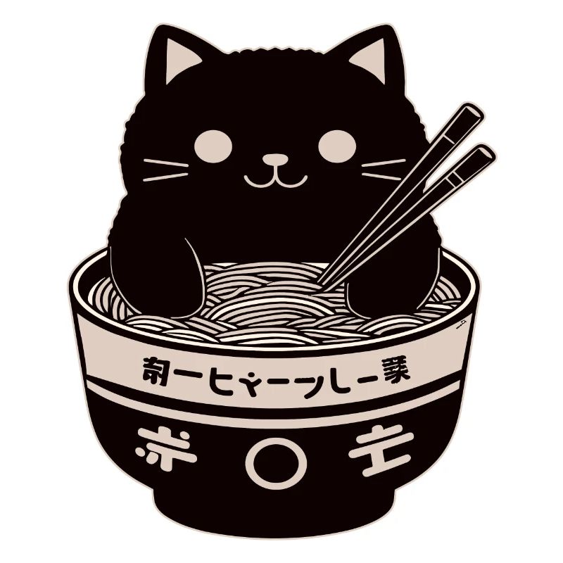 Ramen Powered Cat , classique