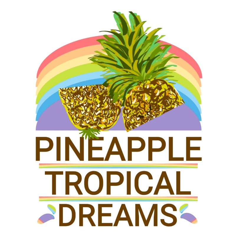 Ananas Regenbogen