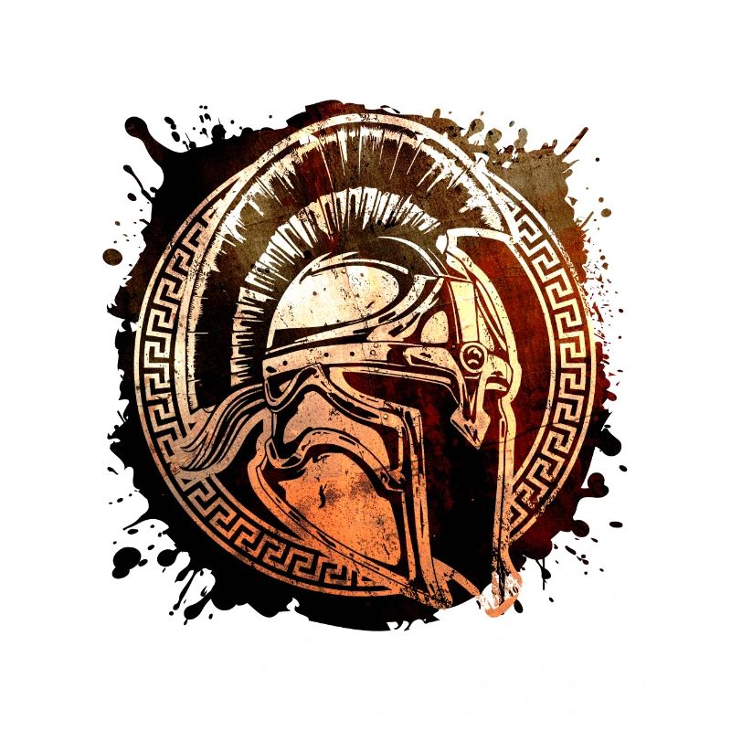 Spartan Helmet Symbol Warrior Gladiator