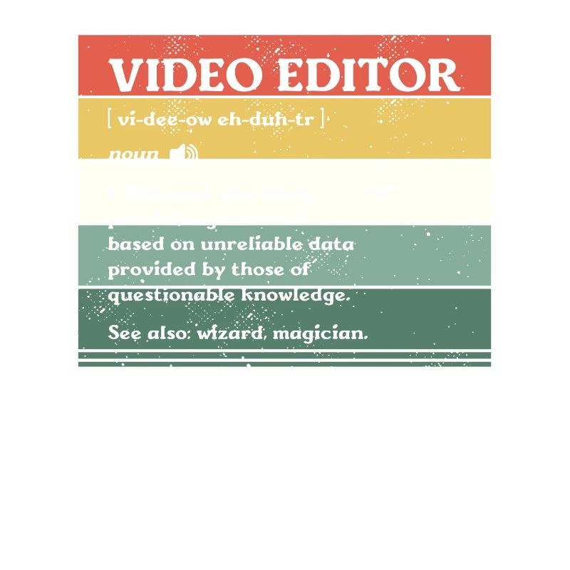 Video Editor Someone Who Does Precision Guesswork