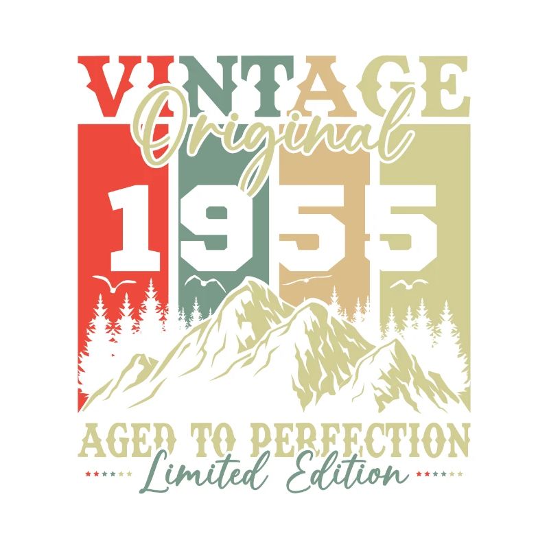 1955 Vintage Retro Geburtstagsgeschenk