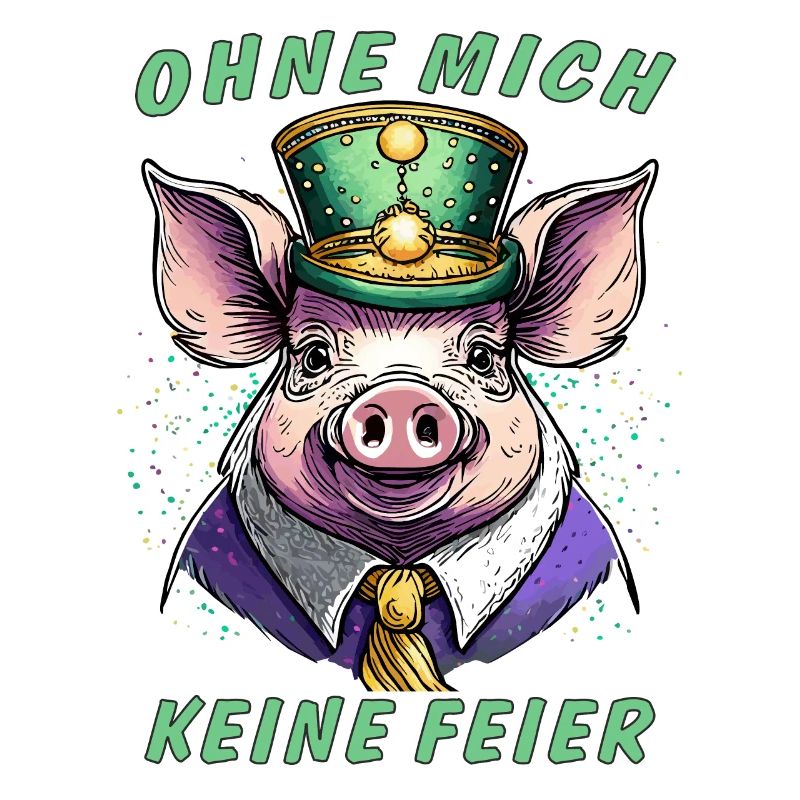 Cochon PAS DE CÉLÉBRATION SANS MOI