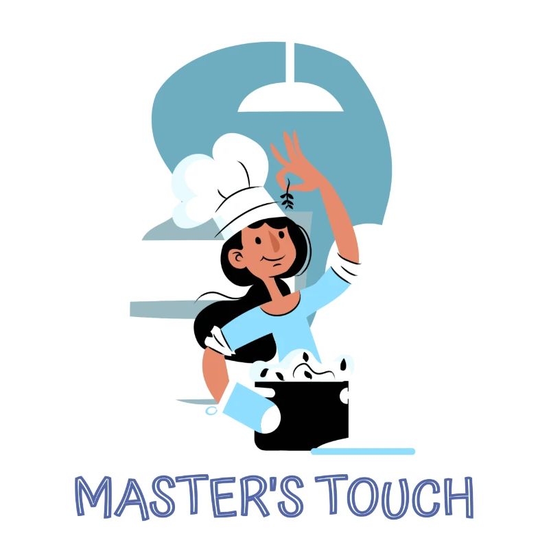 Chef Cook Kitchen Culinary Retro Bake Restaurant