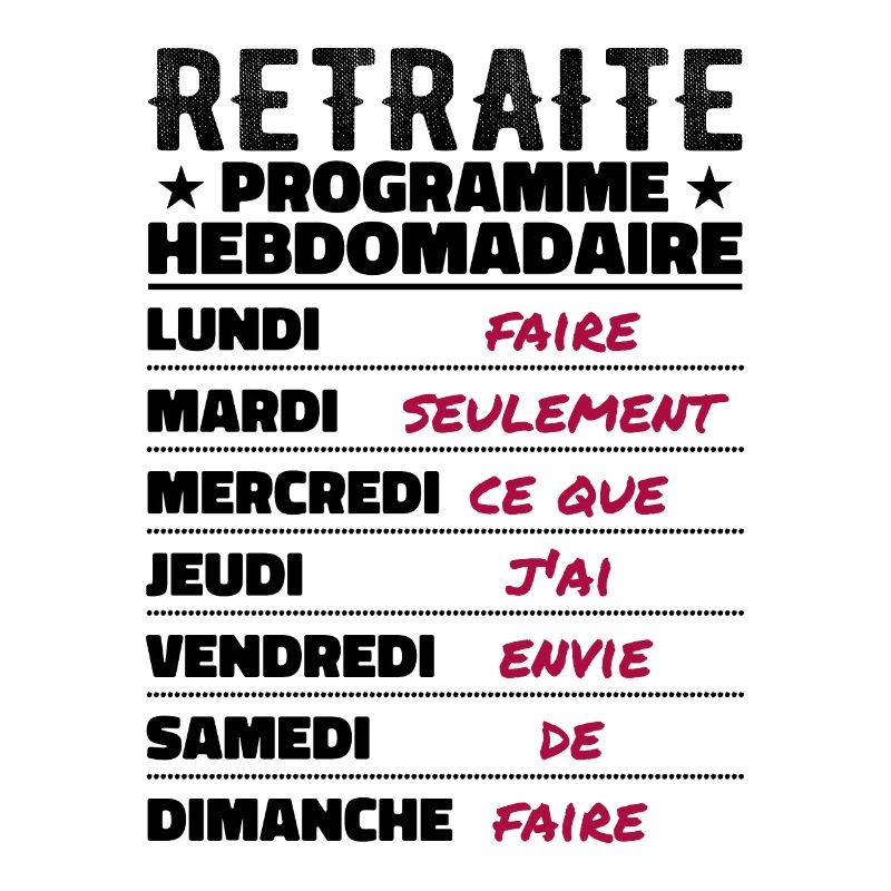 Retraite Programme Hebdomad Retraite Rigolo
