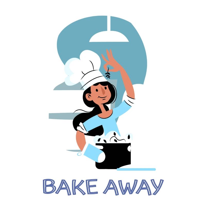 Chef Cook Kitchen Culinary Retro Bake Restaurant