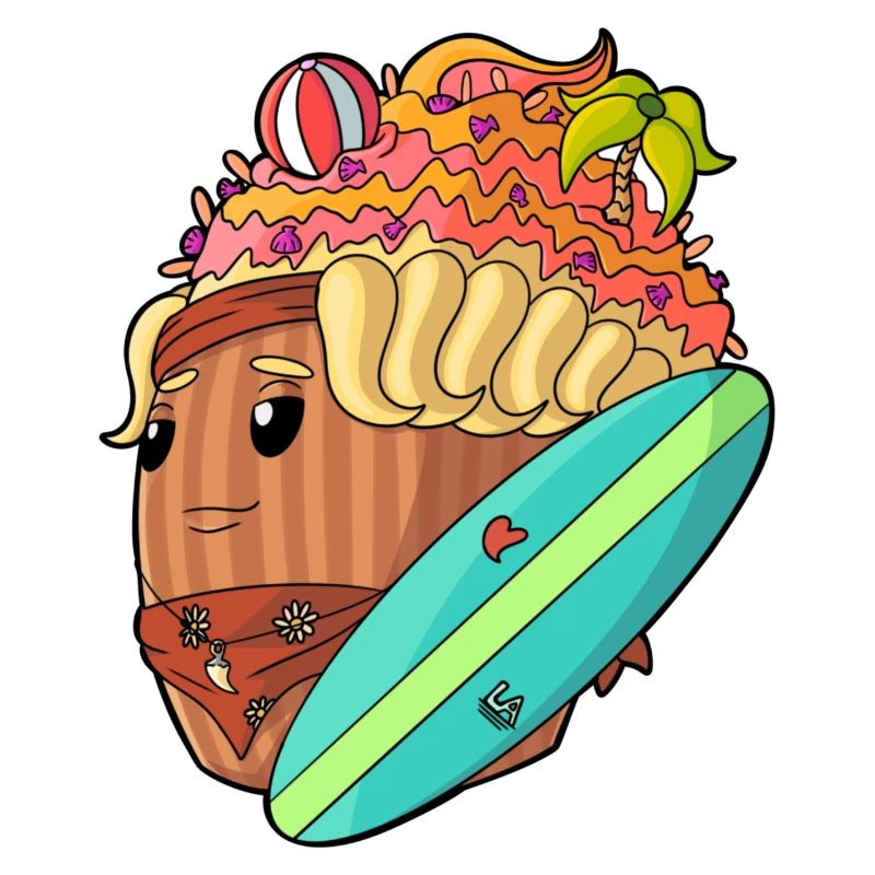 Surf Cupcake