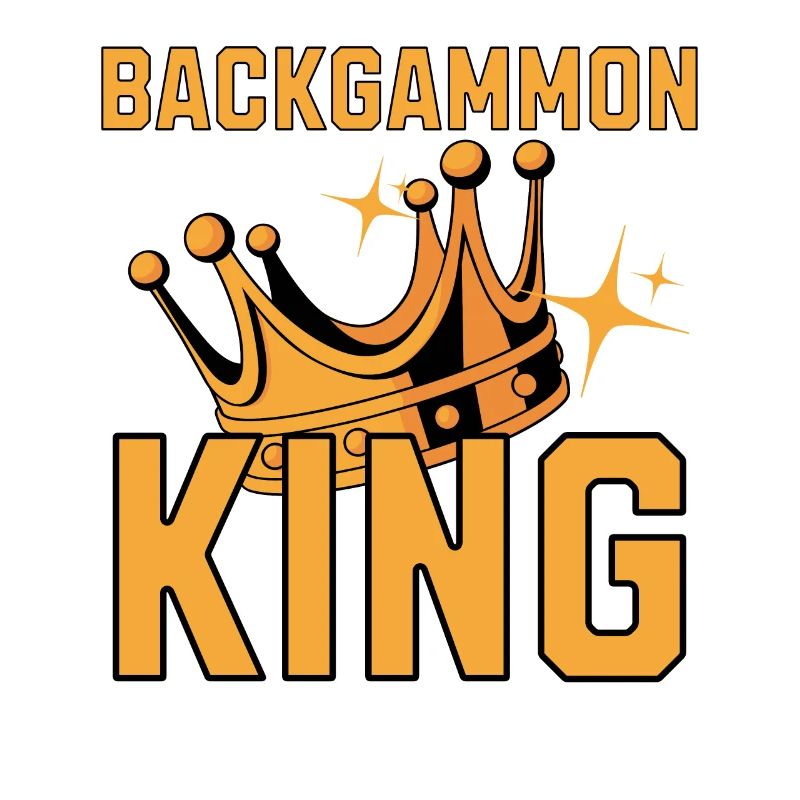 Backgammon King Dice Game Player Lover Board Game