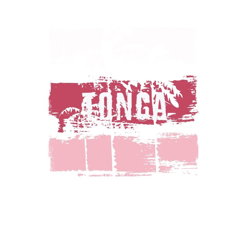 Tonga Polynesia Vacation Souvenir Abstract