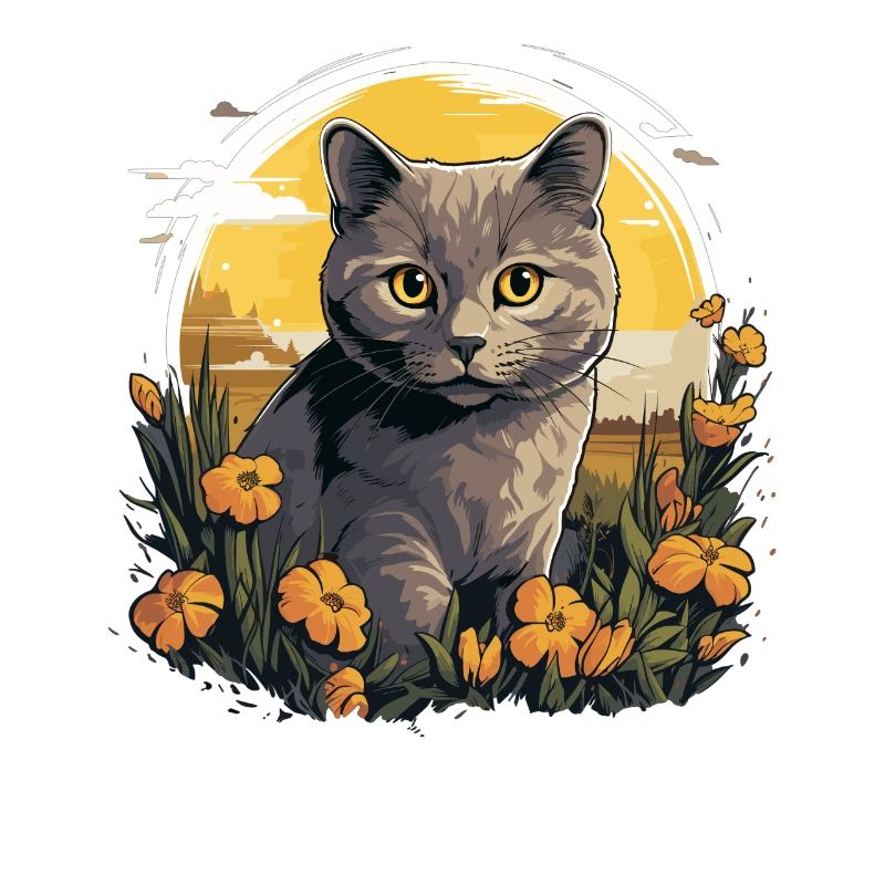 Chartreux Cat Kartäuser Katze