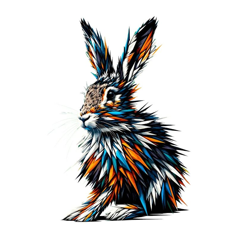 Polygon Art Jackrabbit Jackrabbits