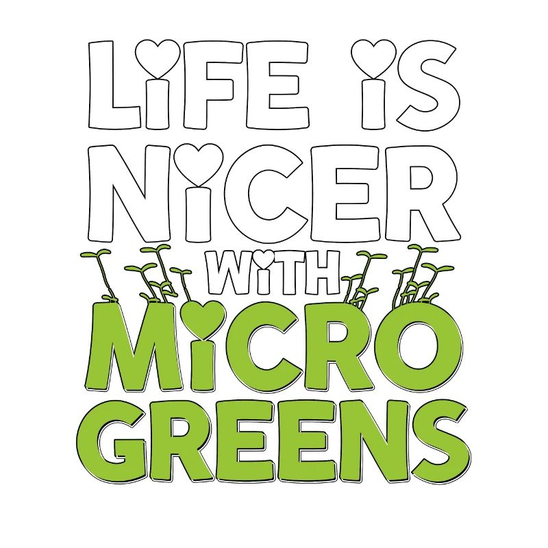 La vie est plus agréable avec Microgreens Gärtnern Microgreen