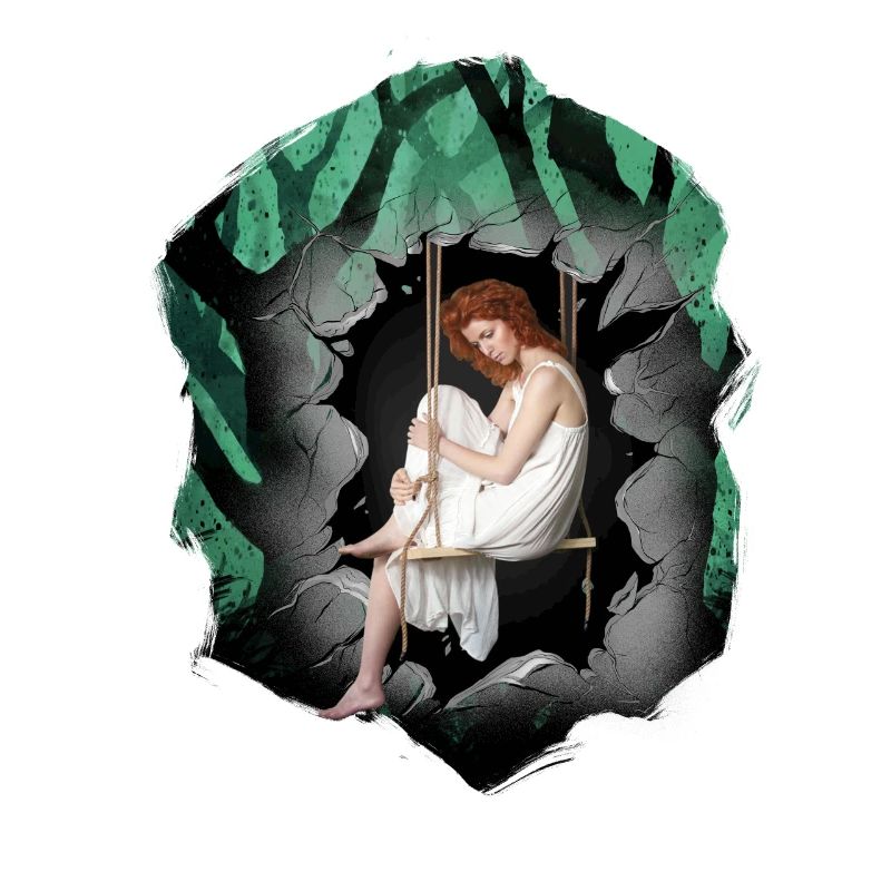 Mädchen Wald Sinnlich Romantisch