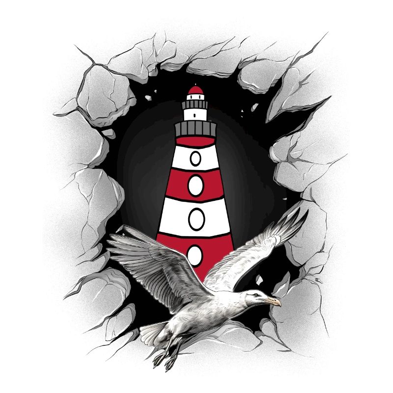 Seagull Lighthouse Maritime Lighthouses Seagulls