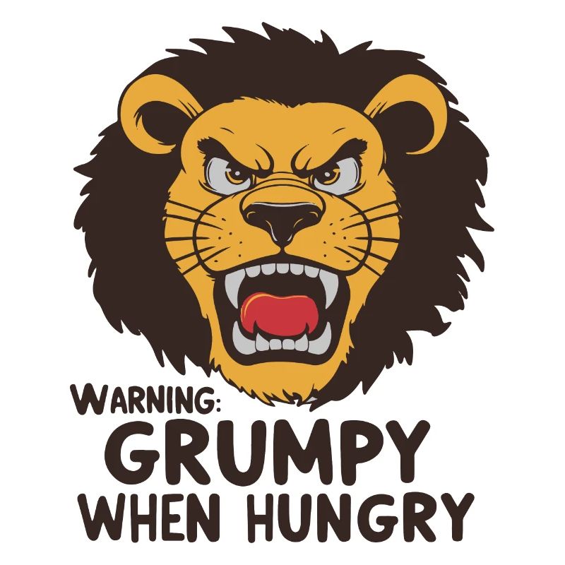 GRUMPY WHEN HUNGRY