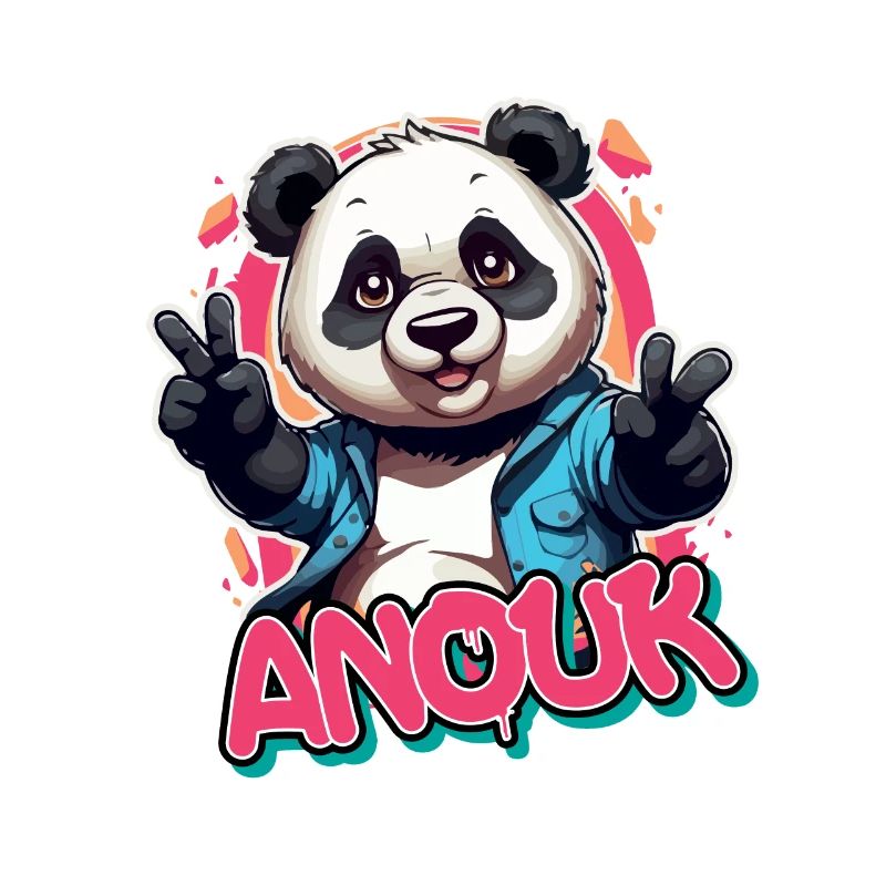 ANOUK - Schöner Mädchen Name mit coolem Panda