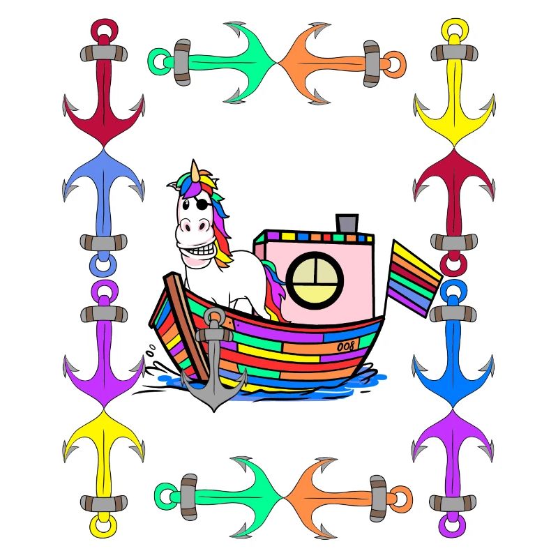 Rainbow Unicorns Rainbow Flag LGBT
