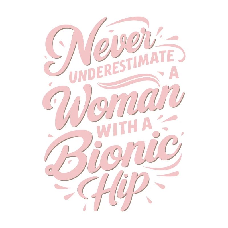 Woman Bionic Hip Replacement Surgery Joint