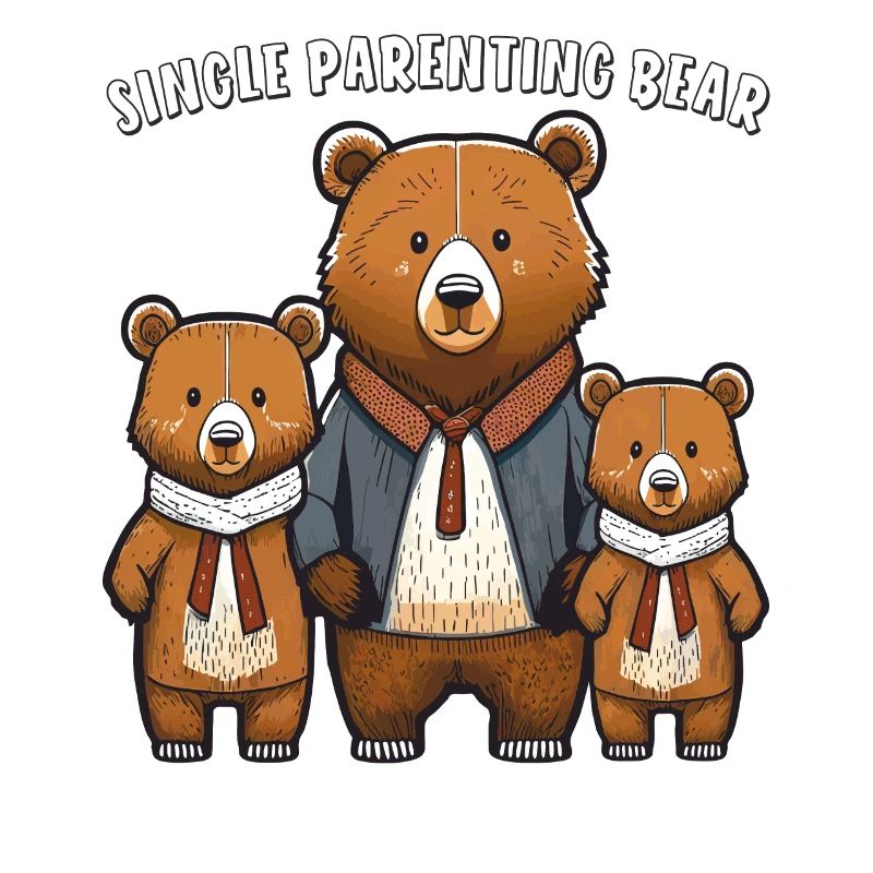 BÄREN SINGLE PARENTING BEAR